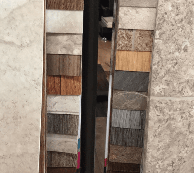 Laminate flooring samples